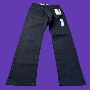 Signature Levi Strauss Gold Jeans 29x32 Black Denim Athletic Fit Mens NWT